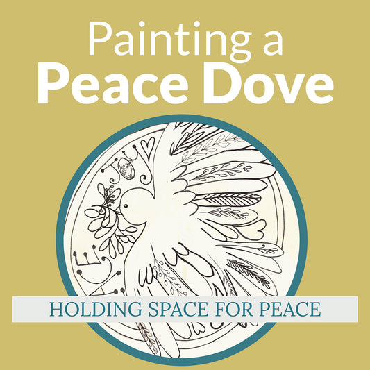 Let's paint a peace dove