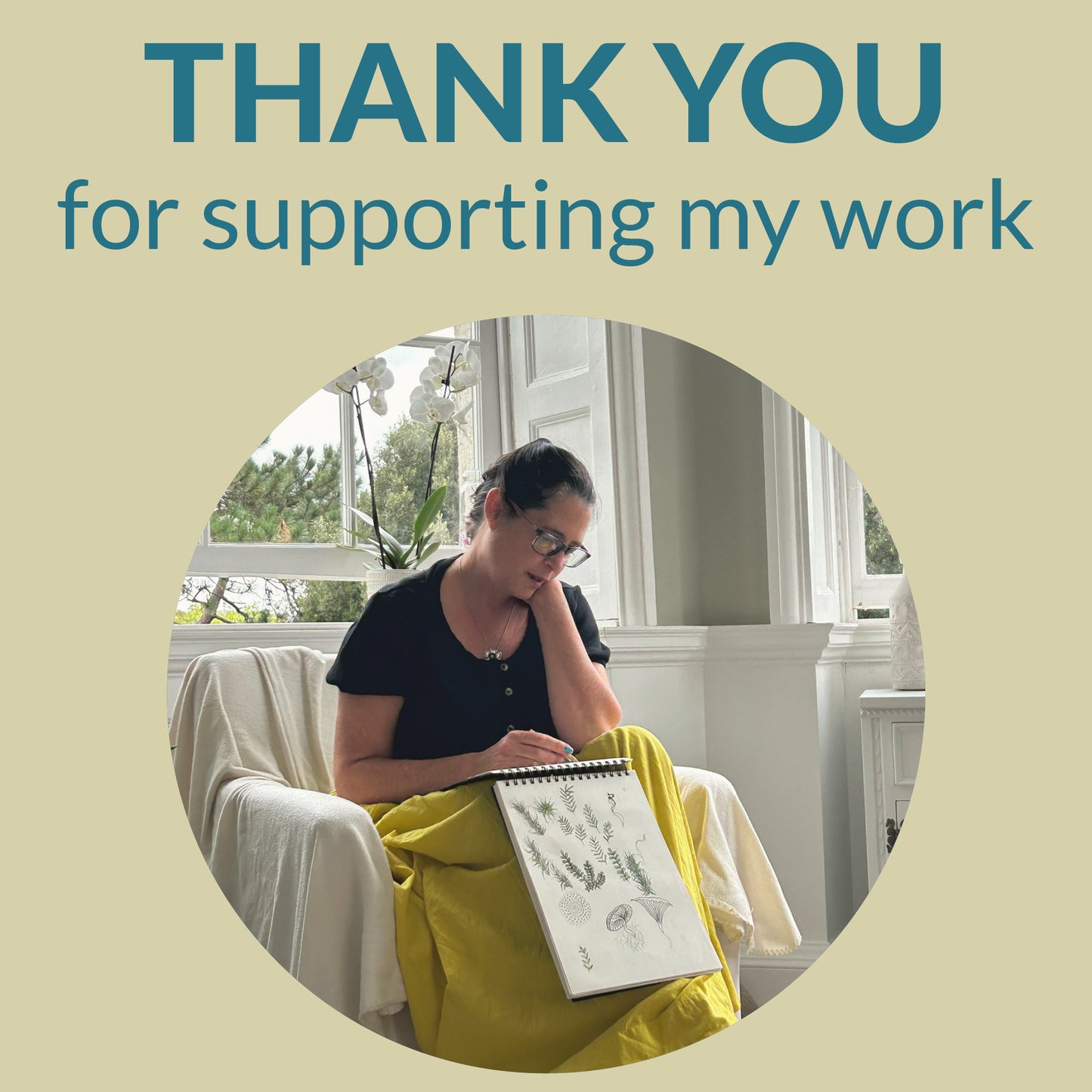 'Fuck this Shit' Tea Towel - Artist Drawn, 100% Cotton