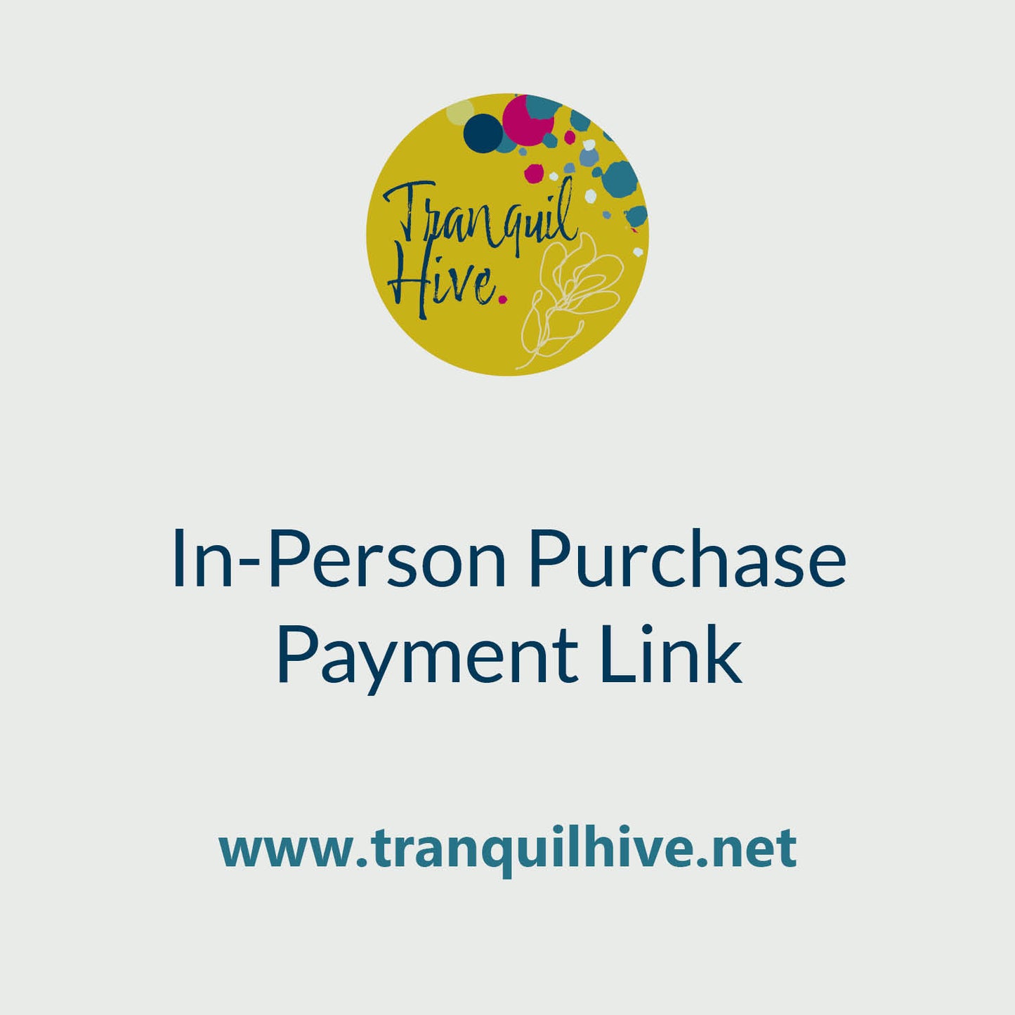 In-Person Purchase Payment Link