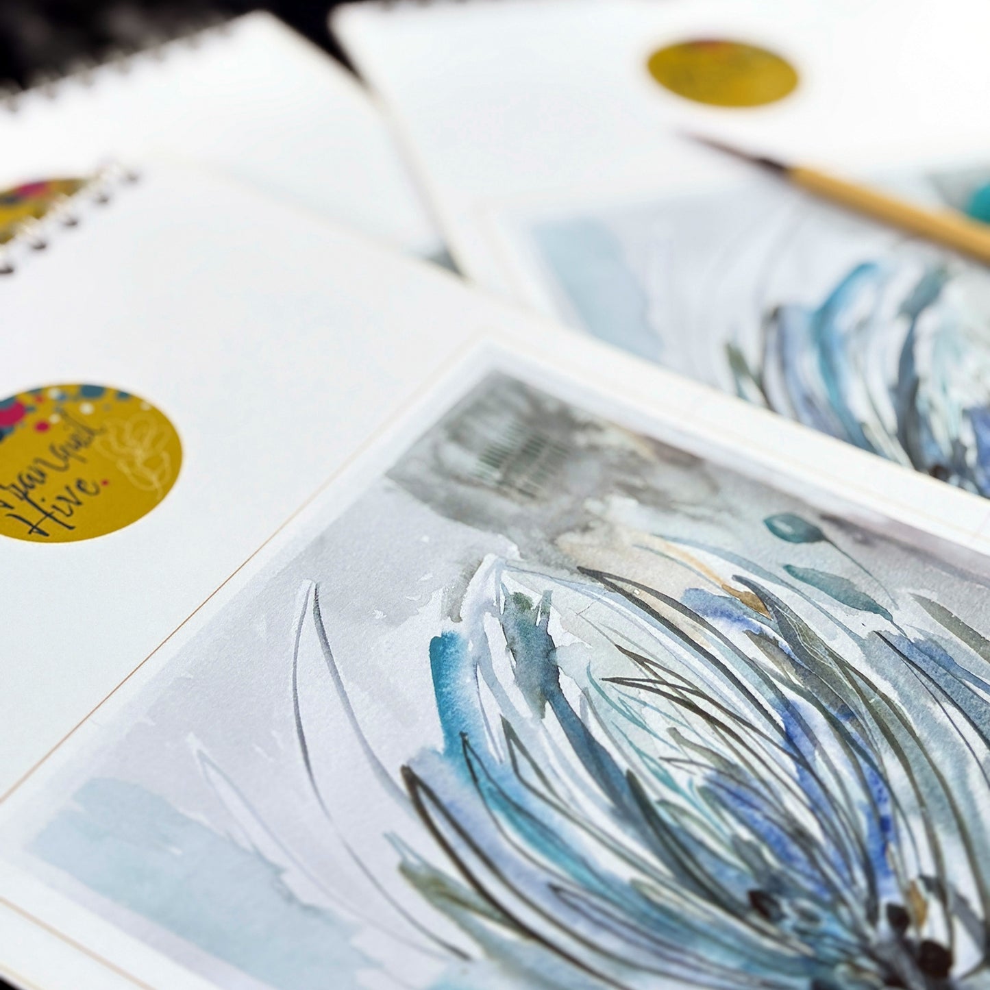 TranquilHive 2026 Calendar - Elegant Protea Artwork by Bonny Jennings
