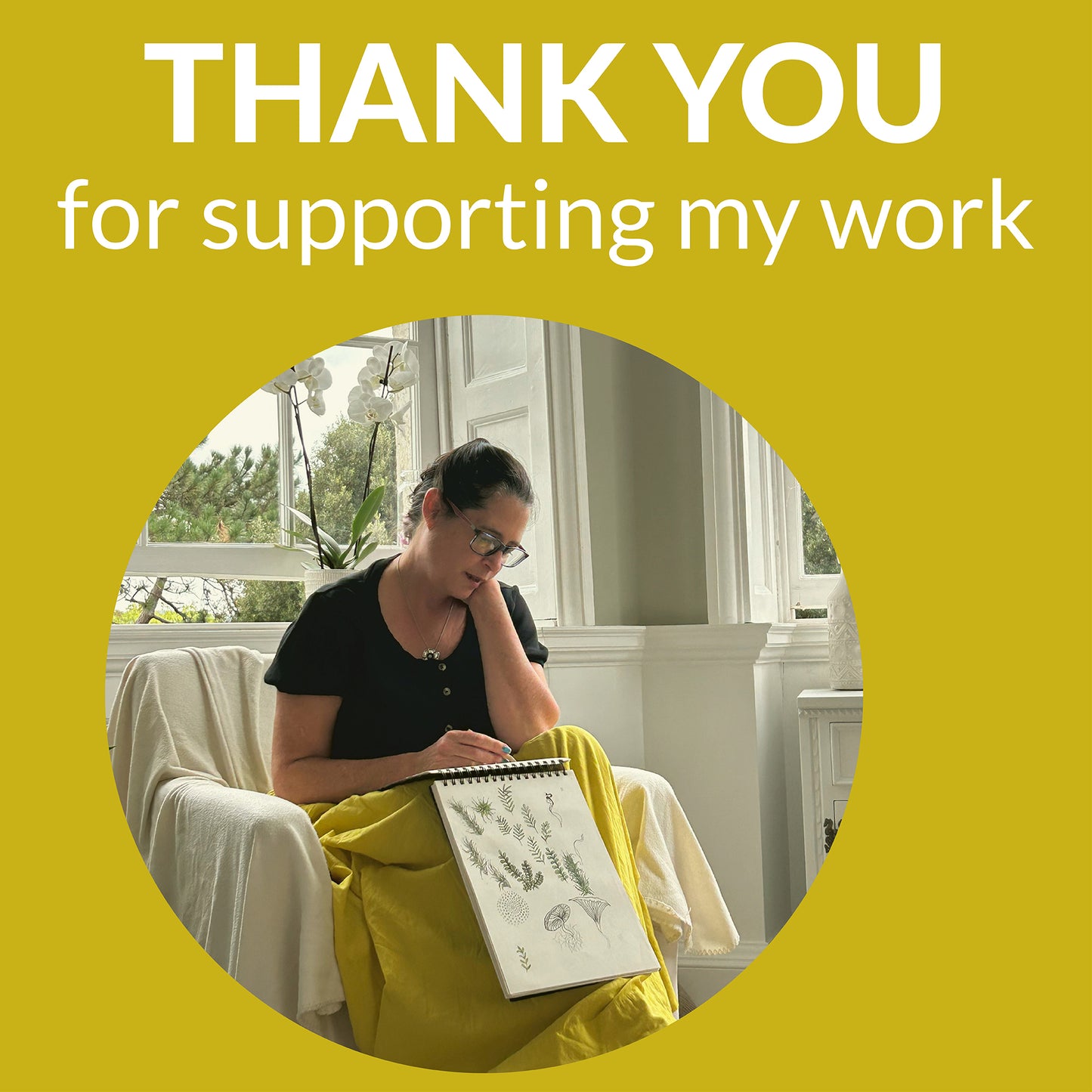 'Fight like a Girl' Tea Towel - Artist Drawn, 100% Cotton