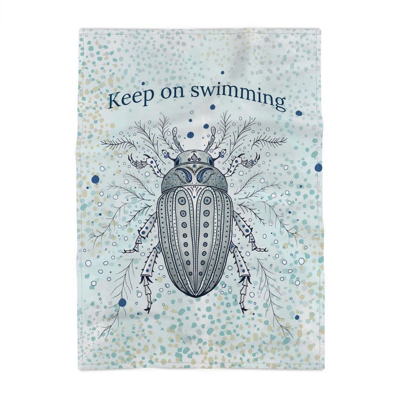 Keep on Swimming 100% Cotton Tea Towel