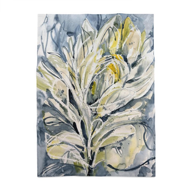 Silver Mist Protea, 100% cotton tea towel