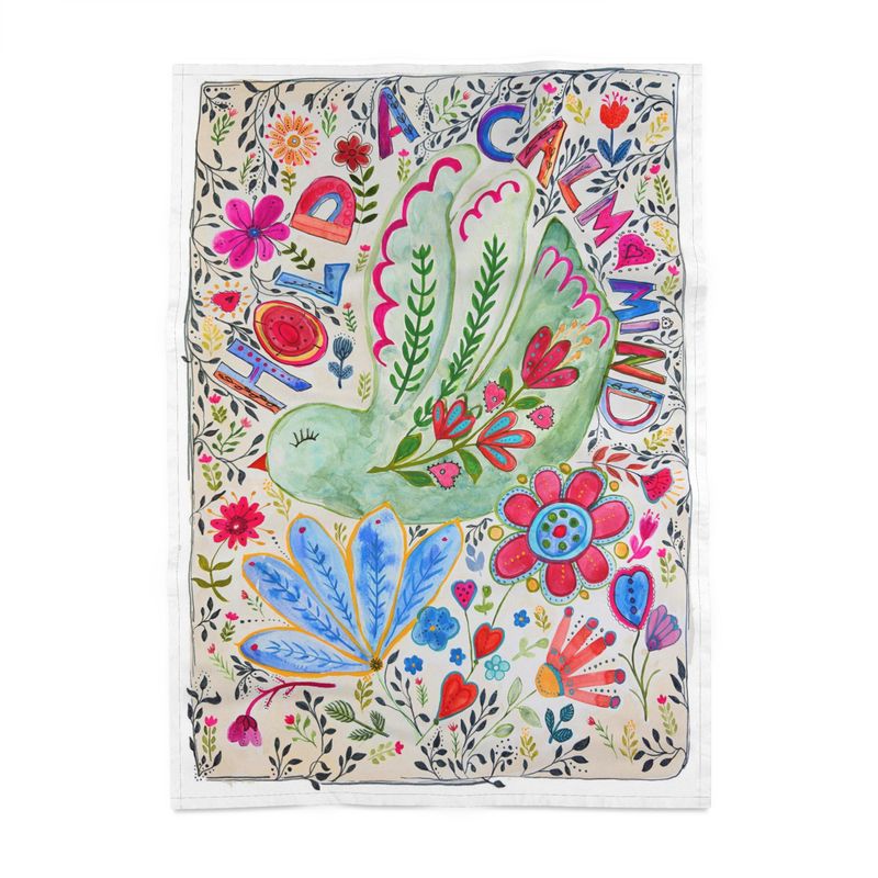 Hold a Calm Mind, 100% Cotton tea towel by Bonny Jennings