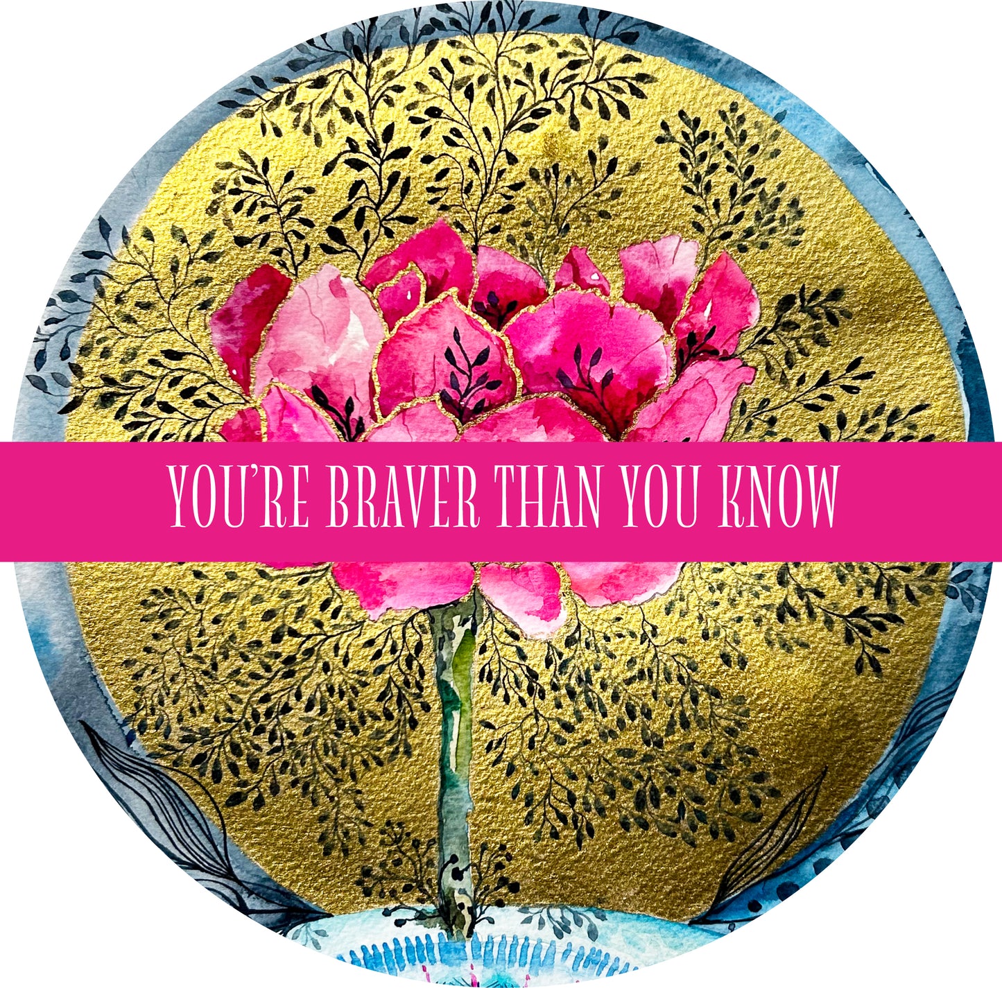 Candle, 'You're Braver than you know', Gift under £20