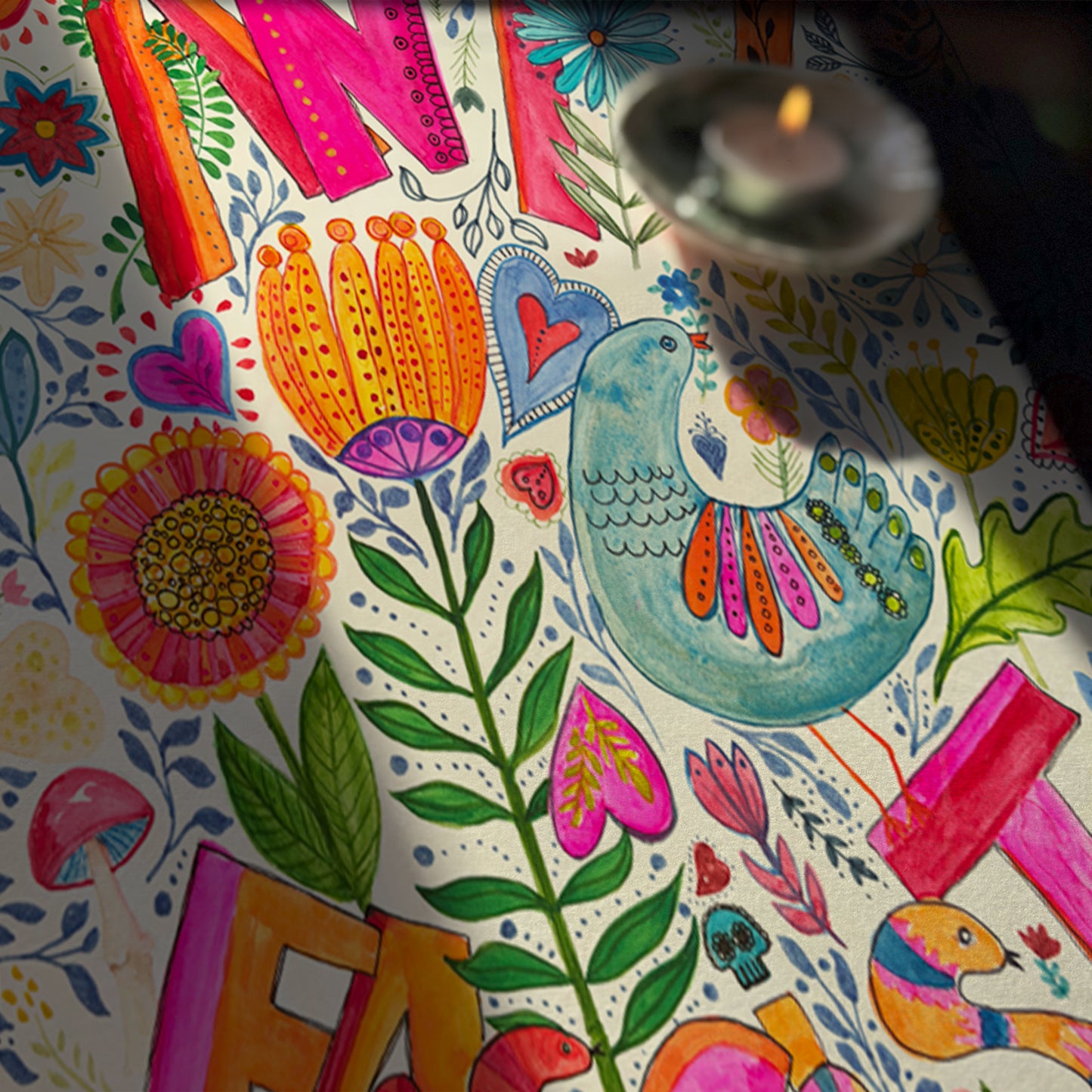 Antifa, 100% cotton tea towels by Bonny Jennings