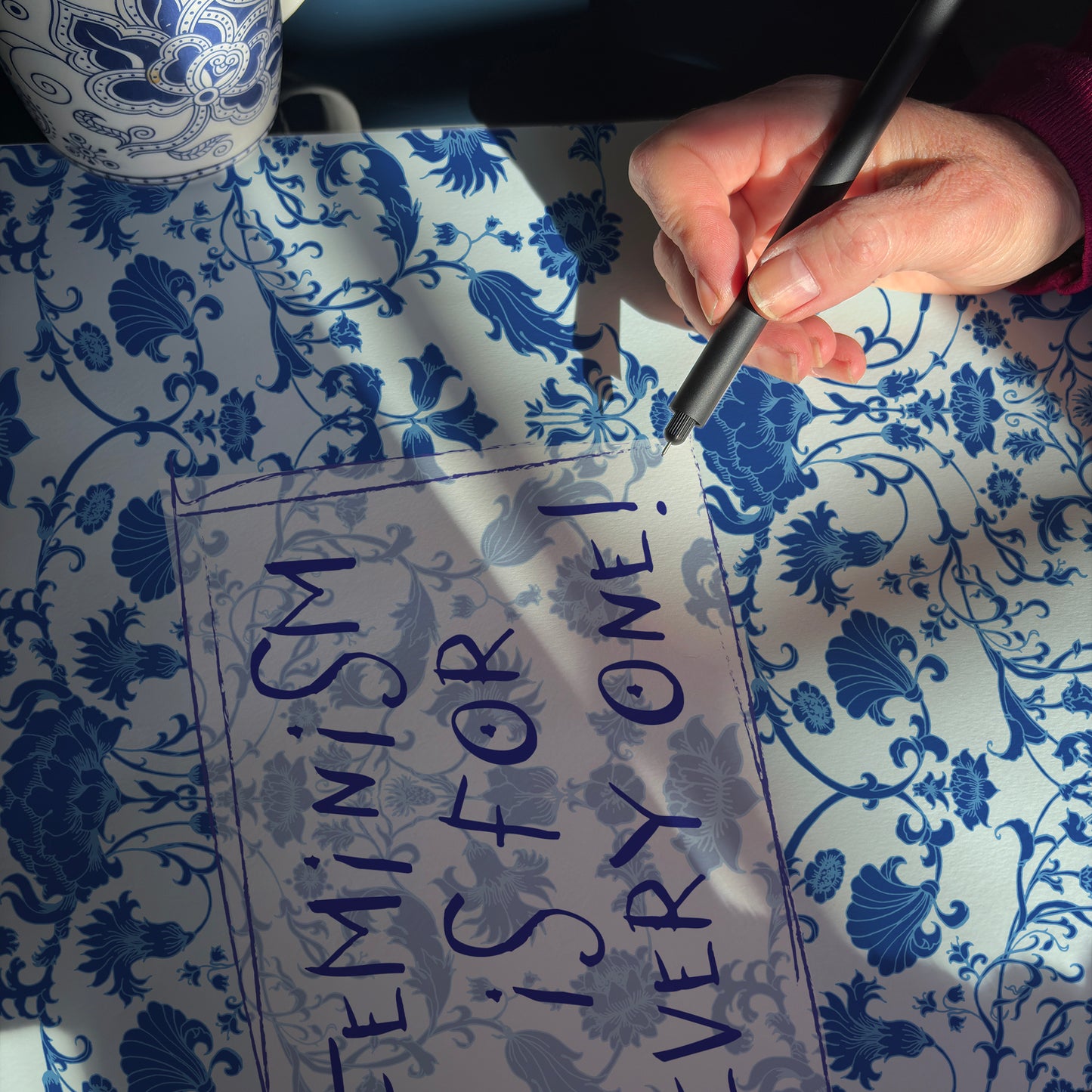 Feminism is for Everyone Tea Towel by Bonny Jennings