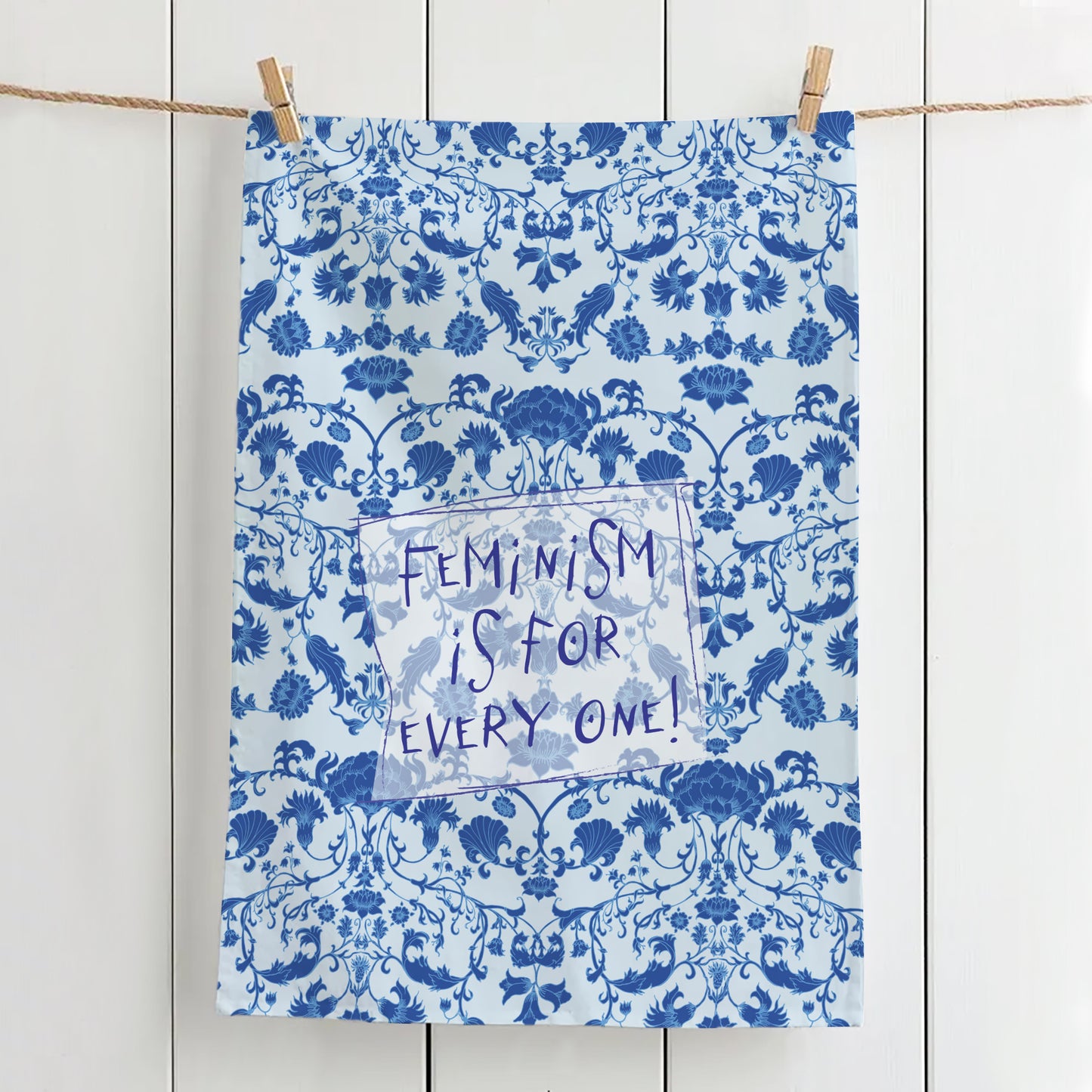 Feminism is for Everyone Tea Towel by Bonny Jennings