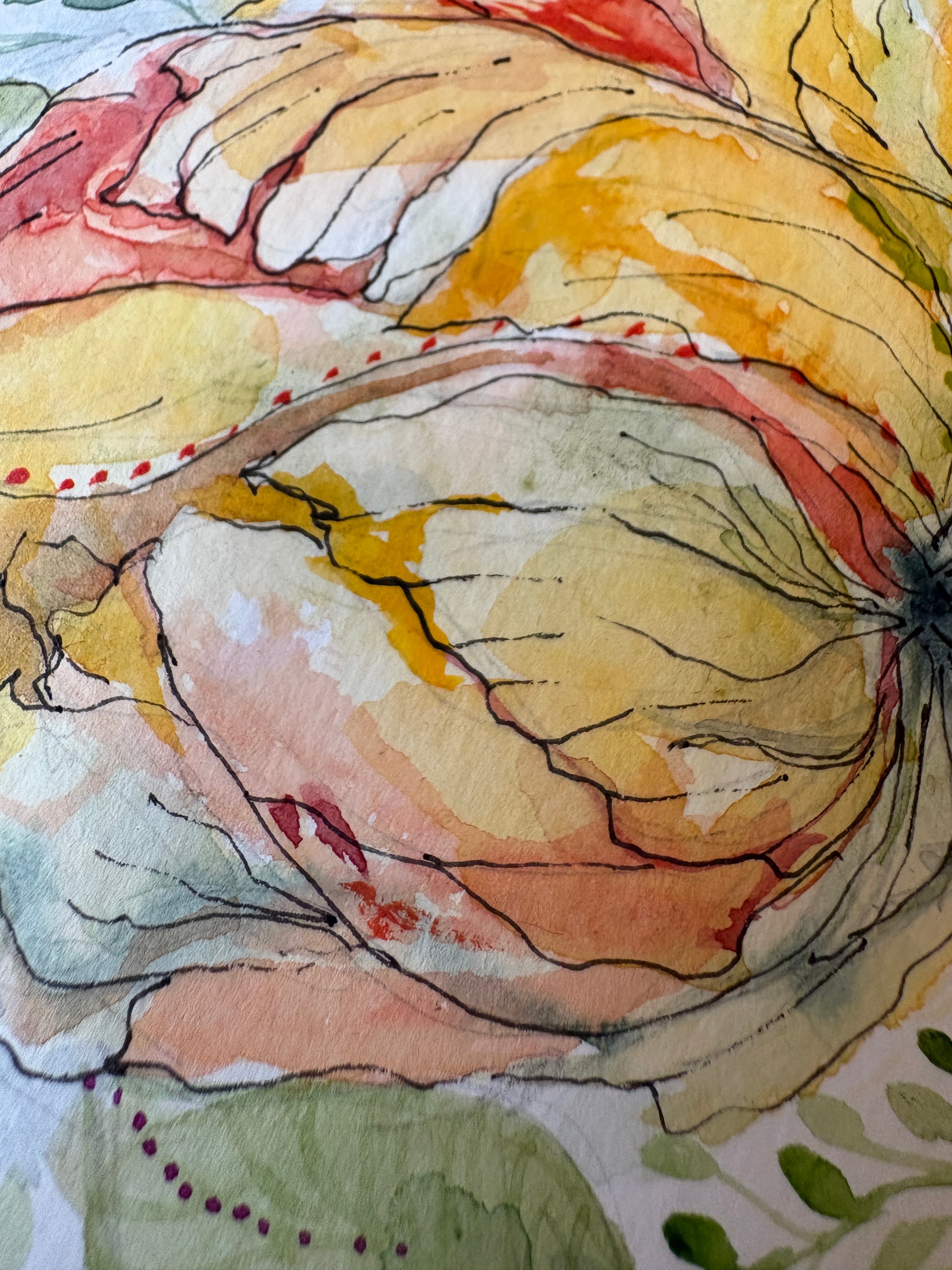 Detail of flower close up
