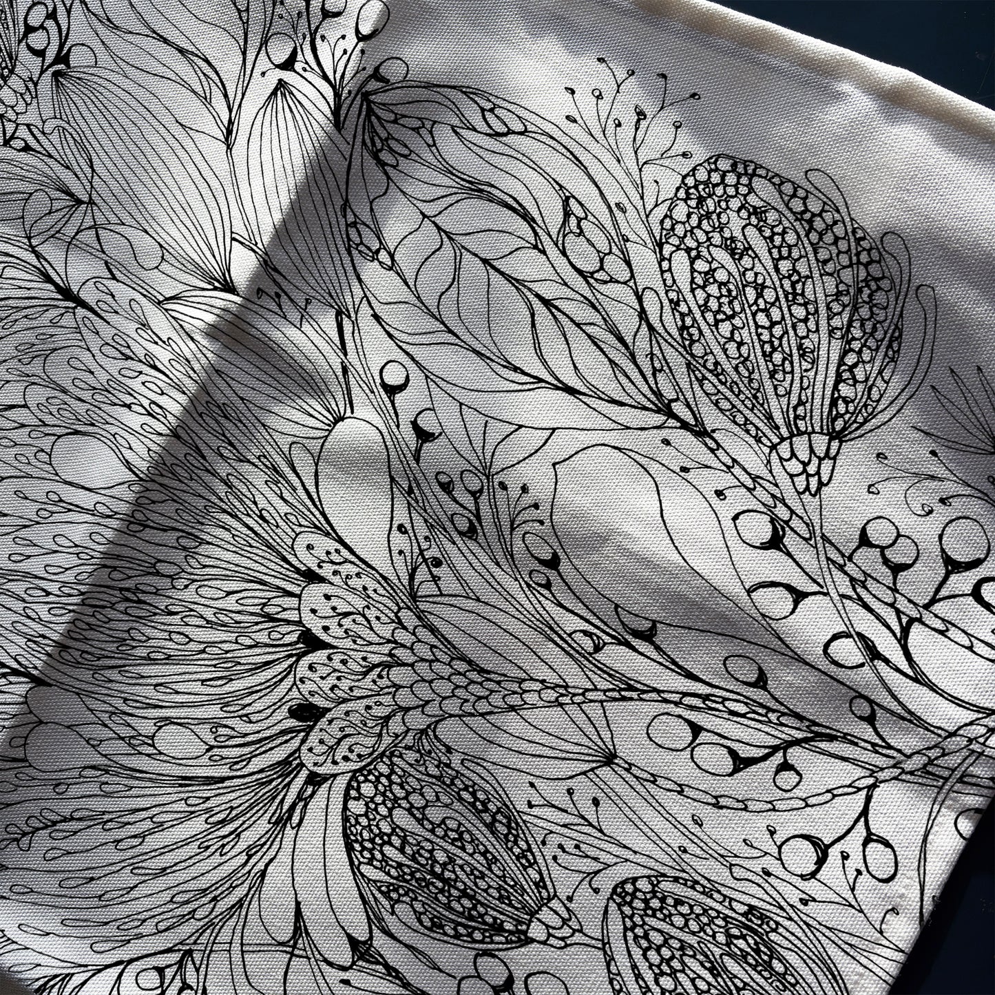 Resistence Protea, Detailed Tea Towel, 100% Cotton