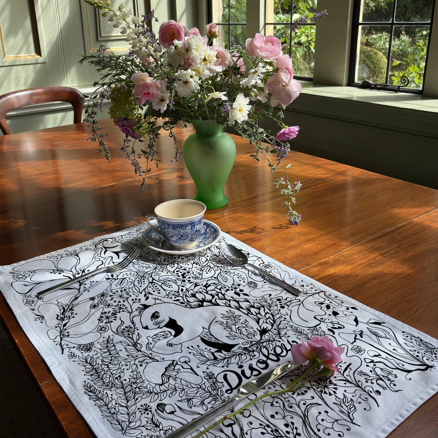 'Disobey' Tea Towels - Artist Drawn, 100% Cotton