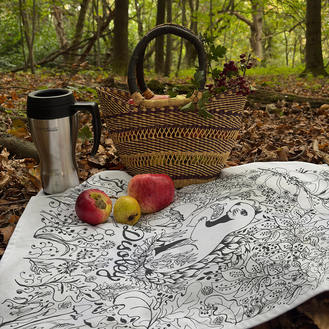 'Disobey' Tea Towels - Artist Drawn, 100% Cotton