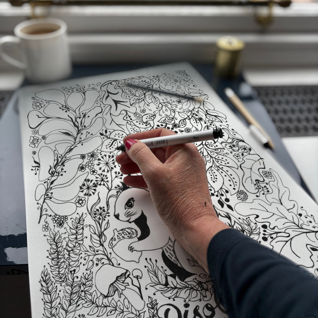 'Disobey' Tea Towels - Artist Drawn, 100% Cotton