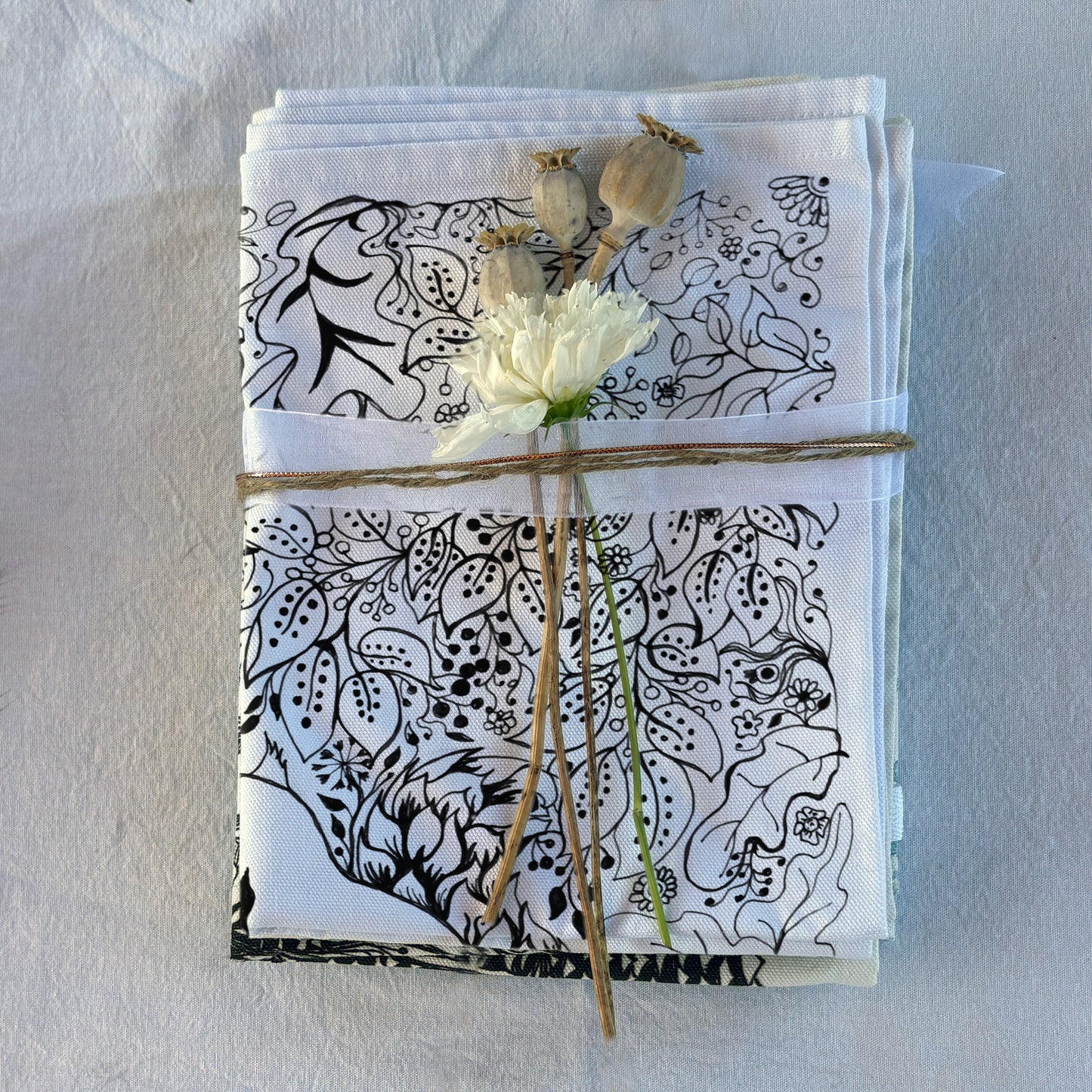 'Disobey' Tea Towels - Artist Drawn, 100% Cotton