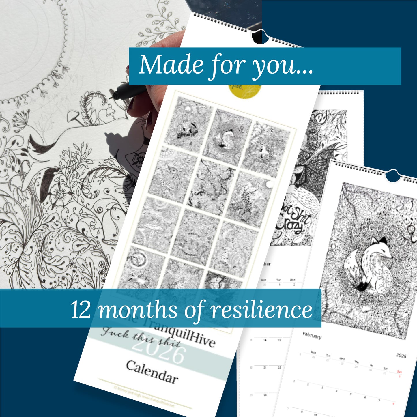 F£$%k this Sh£$% Calendar Woodland Creatures