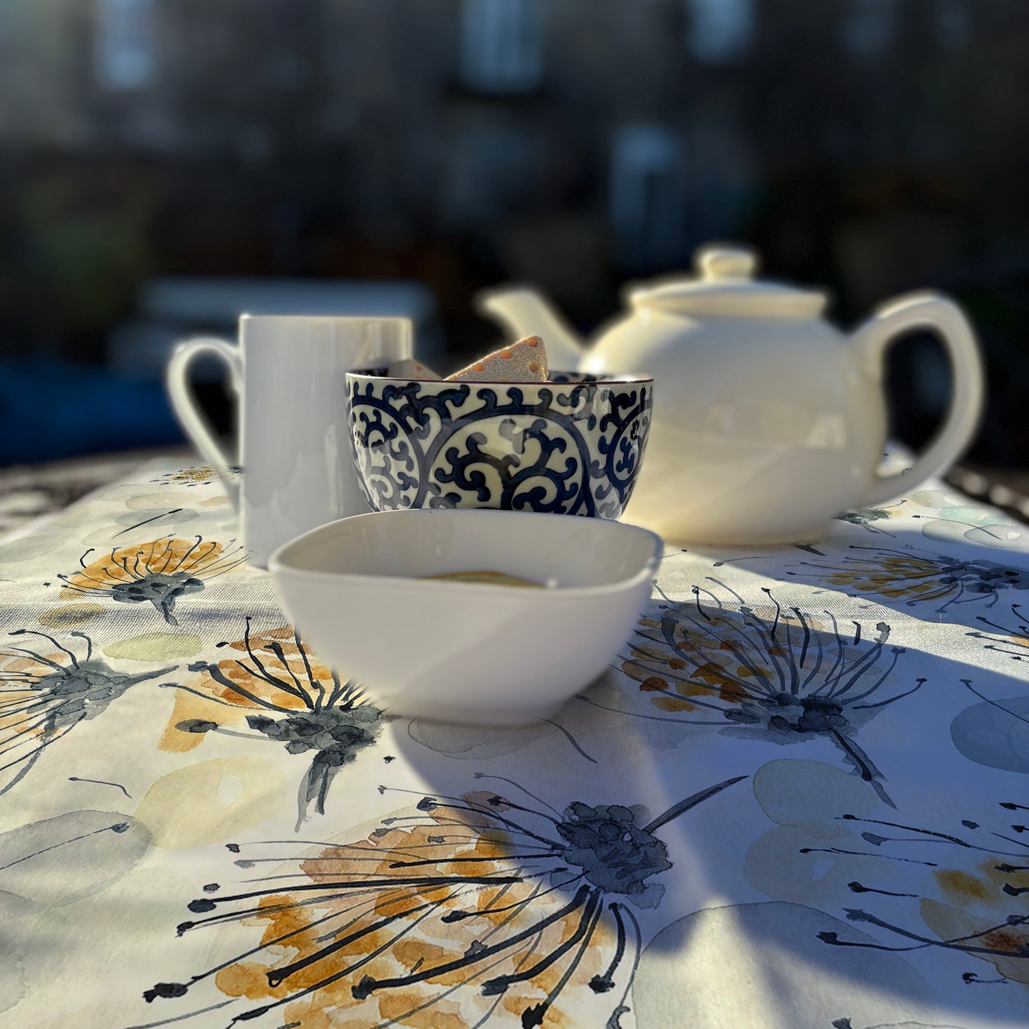 Twilight Pincushion Tea Towel, Sustainable Cotton