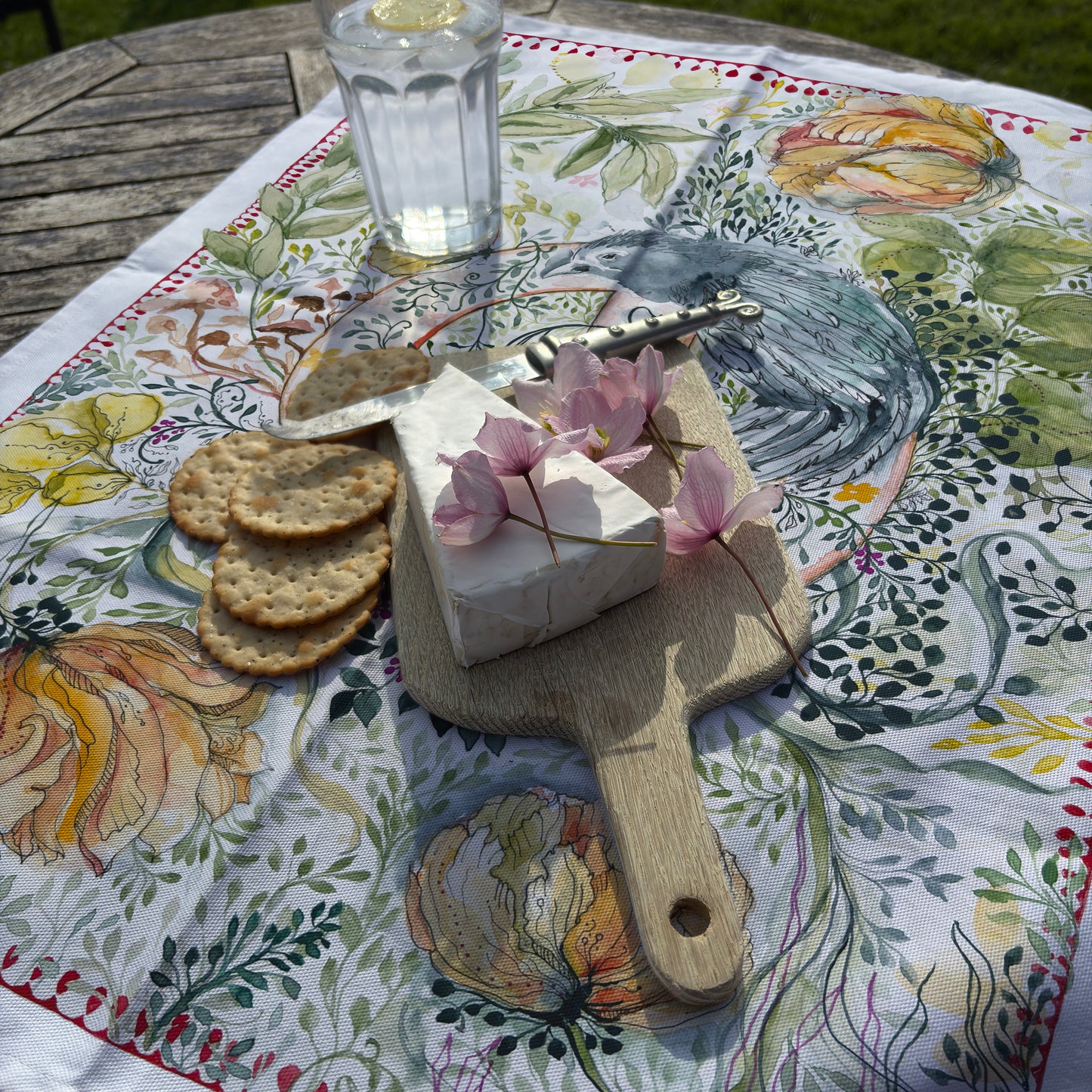 Watching, 100% Cotton tea towel by Bonny Jennings