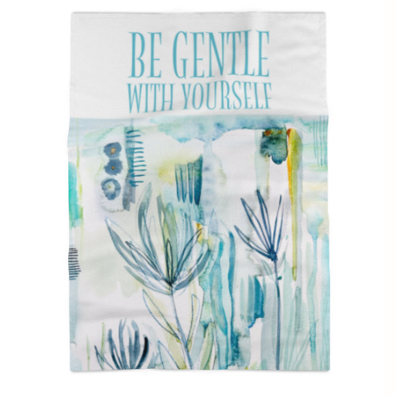 Be Gentle with yourself, Affirmation Tea towel, 100% Cotton